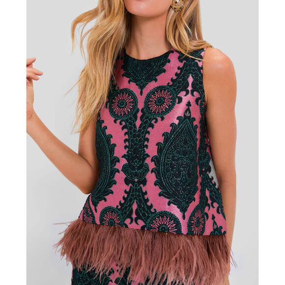 LA DoubleJ Tops - La Double J La Scala Feather Top size M medium
